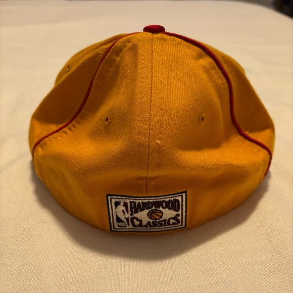 Vintage Hardwood Classics Houston Rockets Satin Front Fitted Hat - Picture 5 of 7